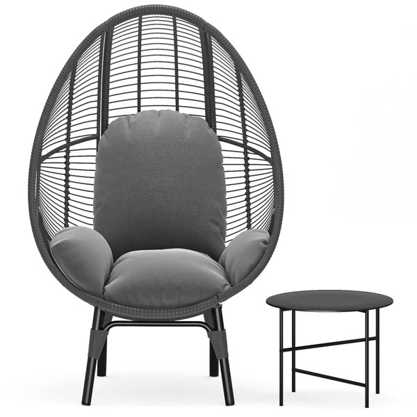 Dakota Fields Chayten Egg Chair with Stand Wayfair Canada